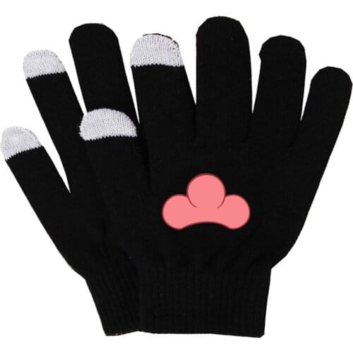 Anime Osomatsu-san Gloves Unisex Finger Cotton Warm Gloves Mobile Phone Pad Touch Screen Gloves finger gloves