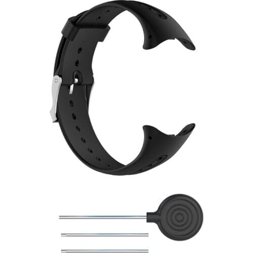 Replacement Silicone Watch Band Wrist Strap With Tools for Garmin Swim Watch