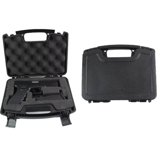 Tactical Airsoft Pistol Storeage Case Plastic Carry Boxs Outdoor Safety Large Hand Case Military Equipment Hunting Hard Boxs