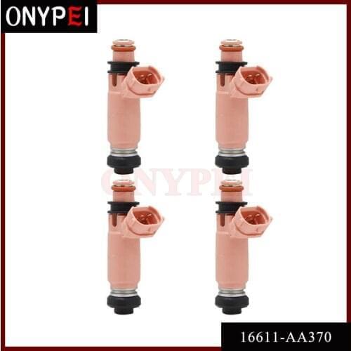 4pcs/lot 1955003910 New Pink 565cc Fuel Injectors For Subaru STI WRX Forester 16611-AA370 195500-3910 16611AA370 Car Parts