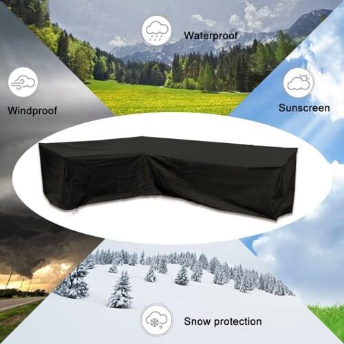 Waterproof Garden Furniture Corner Cover Outdoor Sofa Bench Protect Case Home Furniture Table Protector Case