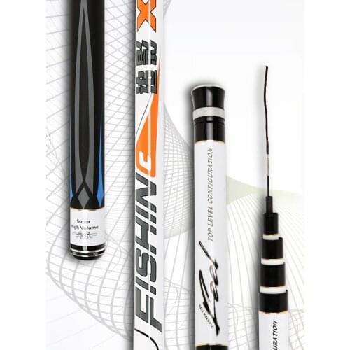 High Quality New Carbon Taiwan Fishing Pole 28H Ultra Light Super Hard Pesca Carp Fishing Gear Rod Stream River Seapole Hand Rod