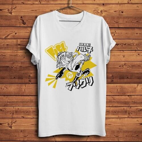 FLCL Naota funny anime tshirt Men new White Casual T Shirt Unisex manga Fooly Cooly ACGN Otaku streetwear tee