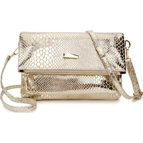 Gold Crossbody Bag For Women 2021 Female Fashion Messenger Bag Ladies Small Handbag Purses Clutch Hand Bag Girl Luxury Waist Bag