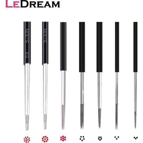 100PCS Microblading Needles Cartridges For 3D Permanent Makeup Fog Eyebrow 3P 5P 7P 9P 11P Tattoo Needles Microneedling Blades