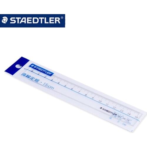 2 Pcs/Lot STAEDTLER 962 24 15cm Transparent ruler precision student drawing ruler Drafting Supplies School & Educational Supplie
