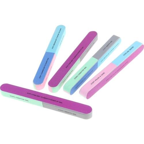 5x Professional Buffer Block Grinding Block Polishing Block Nail Block Nail Buffer, Grit 800 to 3000