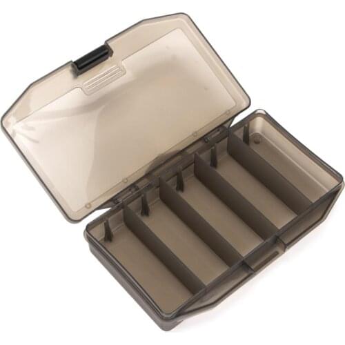 ABS High Transparent Fishing Bait Placer Hard Metal Fishing Accessory Box Fishing Feed Box