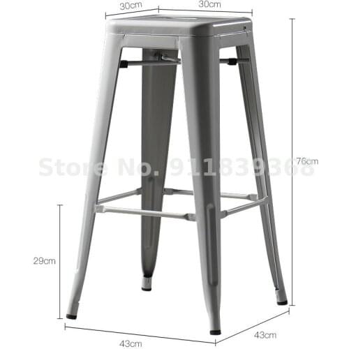 American home metal chair industrial style bar chair retro high stool bar stool wrought iron bar stool metal bar stool