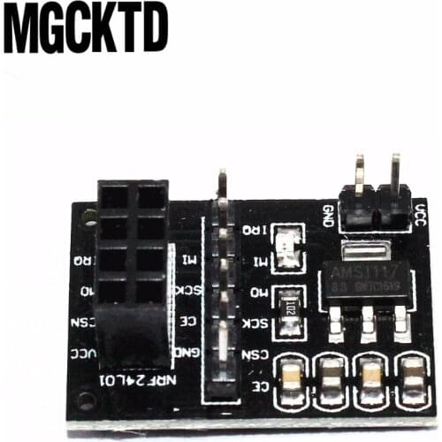 C301 10pcs New Socket Adapter plate Board for 8Pin NRF24L01 Wireless Transceive module 51