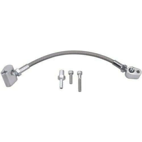 For GM Cylinder Head Coolant Steam Port Crossover Throttle Body Bypass Hose Kit