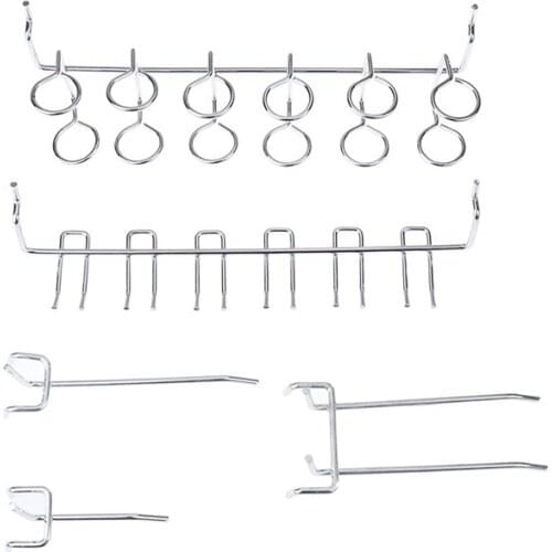 Pegboard Hooks Assortment Home Store Storage Hooks Peg Board Tool Hanger Set Garage Kitchen Workshop Organizer Hooks