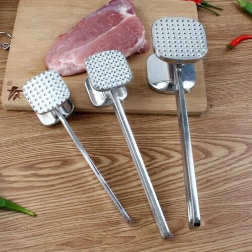 Aluminum Alloy Meat Hammer Meat Loose Hammer Pork Chop Steak Hammer Flesh Floss Tender Meat Hammer Kitchen Tool