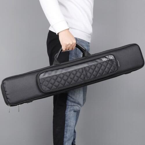 N&A New Arrival High Quality Pool Cue Case 7 Holes Black 8 Billiard Case Accessories China