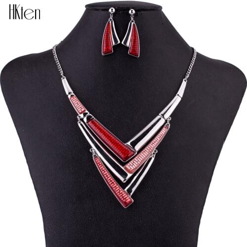 MS1504703 Fashion Jewelry Sets High Quality Necklace Sets For Women Jewelry Multicolored Resin Alloy Unique Design Party Gift