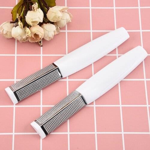 1pcs Professional Triangle Foot File Dual Sided Hard Dead Skin Callus Remover Pedicure Rasp Random Color Feet Care Tool