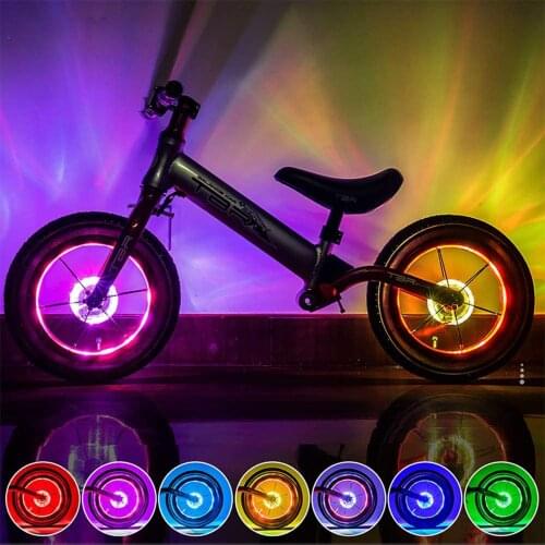 Led Bicycle Wheel Light Bike Front Tail Hub Spoke One Lamp Rechargeable Bicycle Wheel Light Spoke Outdoor Cycling Accessories