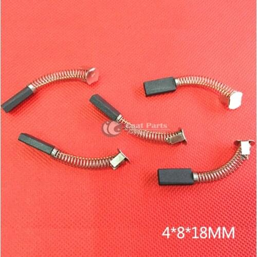 10PCS/LOT, 4*8*18mm Motor Carbon Brushes for continuous sealing machine and Centrifuge, Power tool accessories