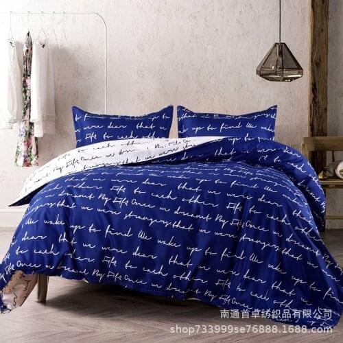 LOVINSUNSHINE Thickening Warm Duvet Bedding Cover Super Soft Duvet Cover Word Duvet Cover Set Cute WW98