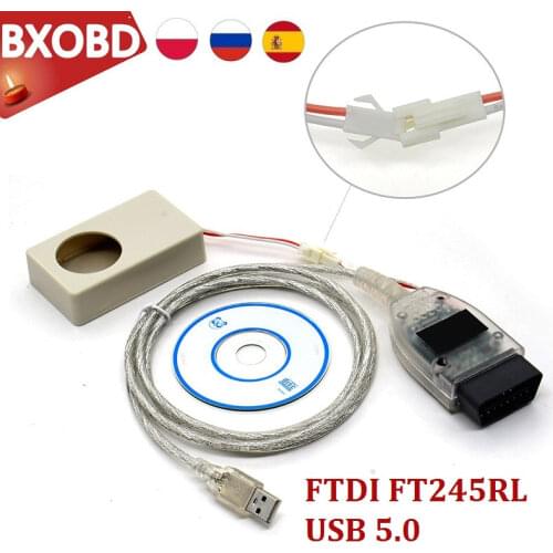 VAG NEC MCU Vagtacho 5.0 24C32/24C64 TACHO Immo Box Eeprom Programmer USB Version V5.0 Diagnostic Cable USB VAGtacho 5.0