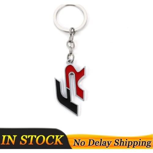 1Pc Car Metal Logo Keychain Universal For Ford Focus ST Opel Keyring Key Ring Personalized And Creative Metal Keychain For Car