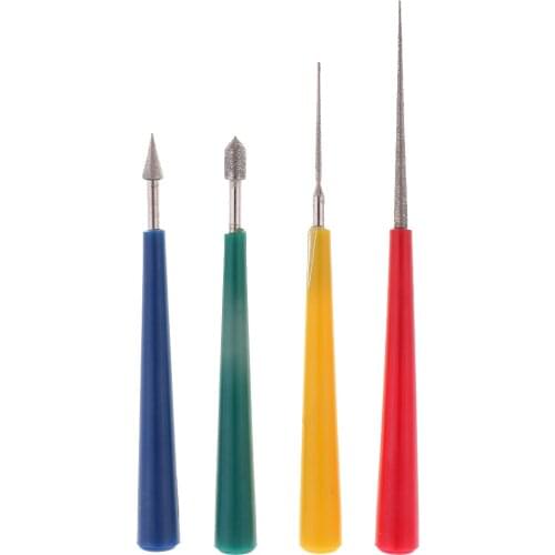 4pcs Mixed Home Tool Bead Reamer Set Multi Purpose Carving Beading Polishing