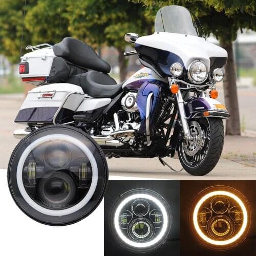 7 Inch Motorcycle Headlight Round H4 LED Head Lamp for Honda for Kawasaki for Suzuki for Yamaha