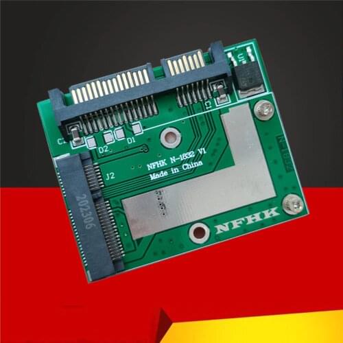 MSATA SSD to 2.5'' SATA III 6.0Gbps Adapter Converter Riser Card Module Board Mini PCIE SSD Adapter Expansion Card for Laptop PC