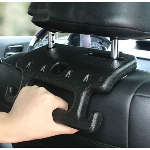 Car Safety Armrest 2020 ABS Foldable Seat Back Hanging Hook High Load Car Goods Hook Debris Sorting Accessories