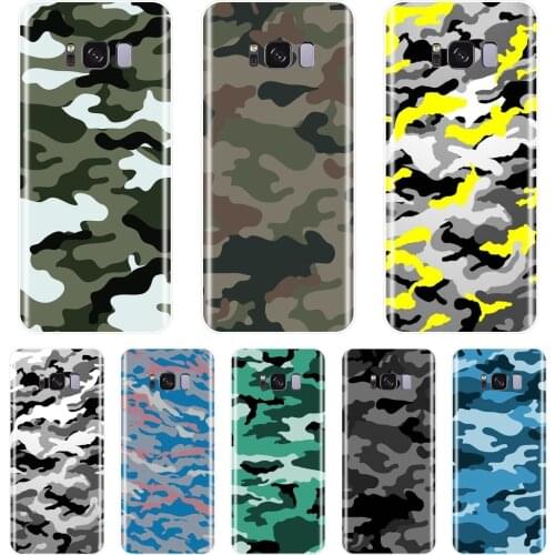 Back Cover For Samsung Galaxy Note 4 5 8 9 Camouflage Military Men Soft Phone Case Silicone For Samsung S8 S9 Plus S5 S6 S7 Edge