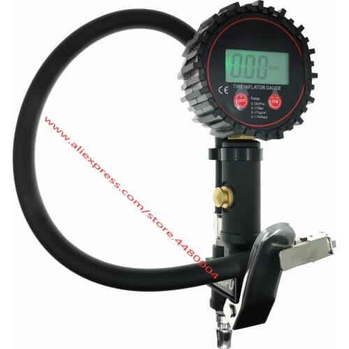 Digital tire pressure gauge car truck tire pressure gauge air pump portable air pump tire pressure gauge
