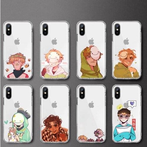 Dream Smp Japanese manga anime Phone Case Transparent soft For iphone 5 5s 5c se 6 6s 7 8 11 12 plus mini x xs xr pro max