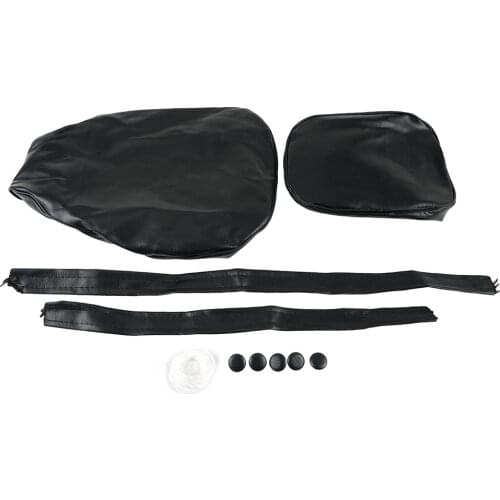 Replacement Motorbike Seat Cover Kit for Honda rebel CA250 CMX250 1996-2011 CMX250C 2003-2009 2010 2011 Black Waterproof