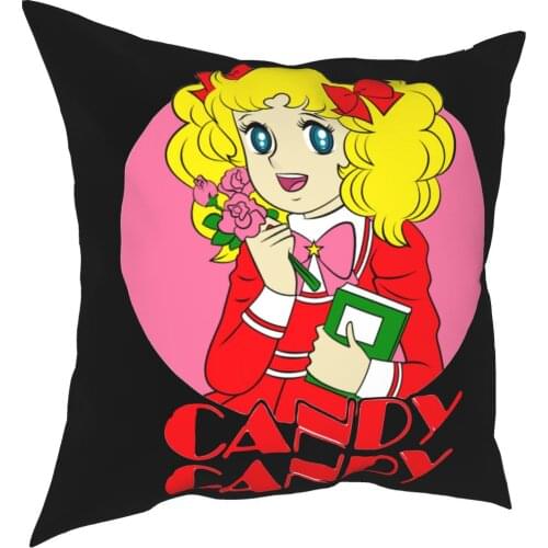 Candy Candy Anime Japan Pillow Case Home Decor 70s Anime Cushion Cover Throw Pillow for Living Room Double-sided Printing