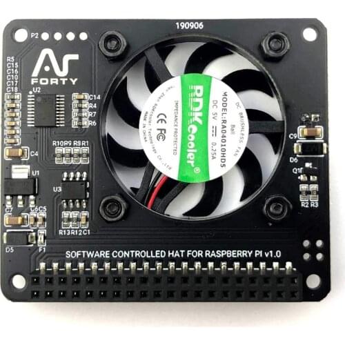 New Arrival Argon FAN HAT with Power Button PWM and Software Controllable for Raspberry Pi 4 Model B 3B 3 B