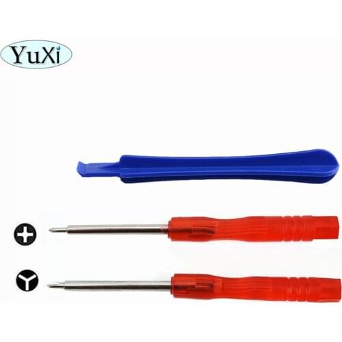 YuXi Tri-Wing and Cross Wing Screwdriver Repair Tool For Nintendo DS Lite for NDSL for Wii Advance