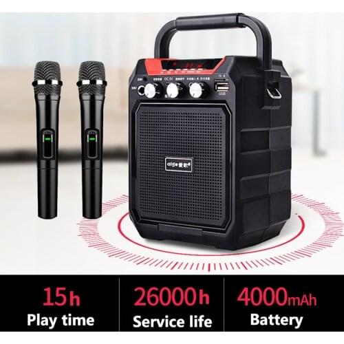 High Power Portable Bluetooth Speaker Super Bass Column Subwoofer Music Center Support AUX TF FM Radio Bluetooth Column Boom Box