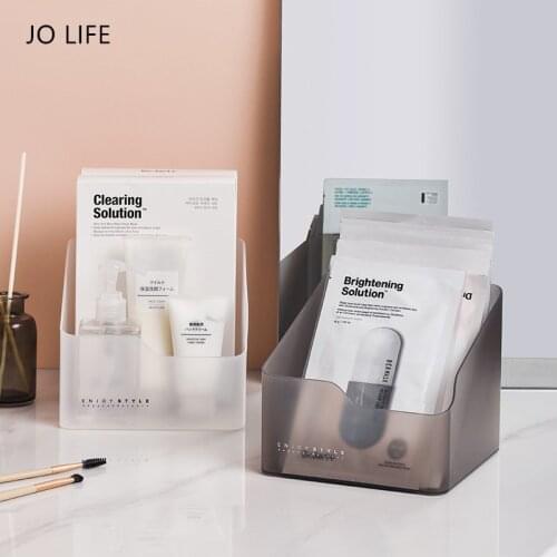 JO LIFE Nordic Acrylic Storage Box Facial Mask Holder Dresser Transparent Cosmetic Stationary Box