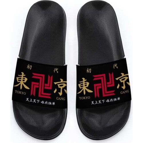 Tokyo Revengers Anime Toe Slippers Flip Flop Cos Sandals Beach Shoes For Women Men Daily Indoor Outdoor Activities 2021 Summmer