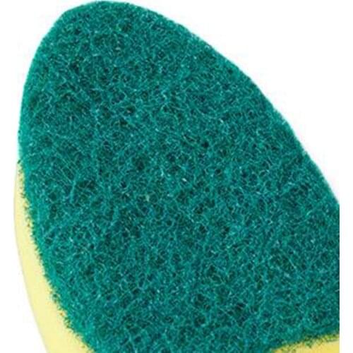 Soap Dispensing Dish Wand Brush w/ 2pcs Spare Sponges for Pan Pot Cleaning