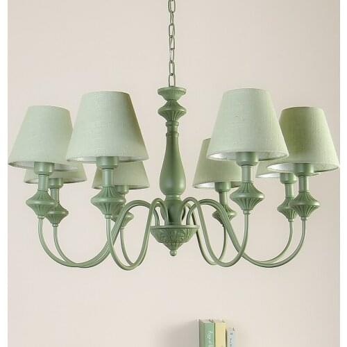 Modern iron modern led chandelier hanglampen ventilador de techo nordic decoration home