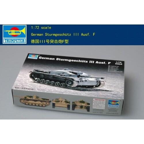 Trumpeter 07259 1/72 Sturmgeschutz III Ausf.F Model Assault Gun Tank Armored Car TH07153-SMT6