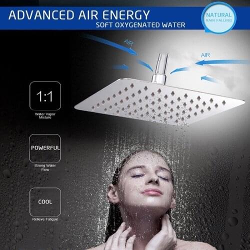 Vidric Vidric Bathroom Shower Set 3 Functions LED Digital Display Single Handle Mixer Tap Conceal Shower Faucet Rainfall Bath Sh