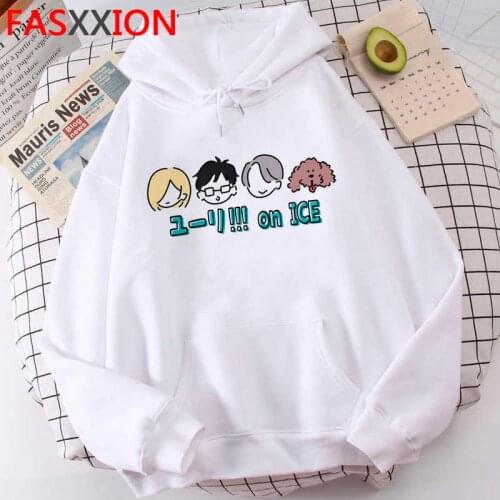 Yuri on Ice hoodies men y2k aesthetic graphic Oversized male clothing hoddies hip hop anime