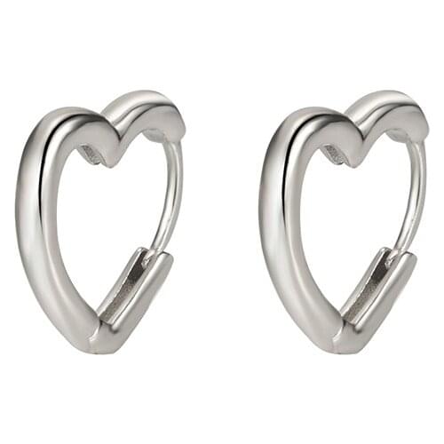 2021 NEW HOT SALE 100% Real 925 Sterling Silver Crystal Circle Earring for Women Making Jewelry Gift Wedding Party Engagement