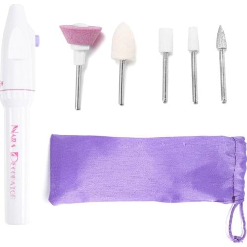 1Set 5 Drills Equipments Mini Grinding Polishing Tools For Nail Art Screw Epoxy Resin Jewelry Making Tool Jewelry DIY Handmade