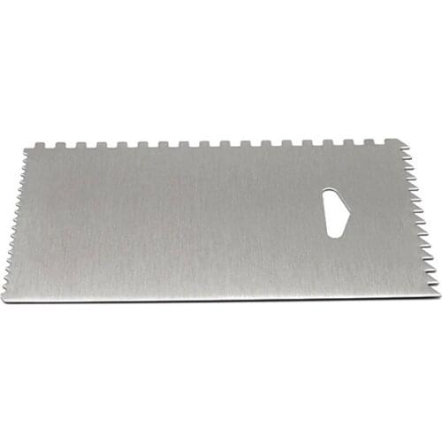 1Pc Smooth Edge Fondant Scraper Spatulas Baking Pastry Tools Stainless Steel Cake Decorating