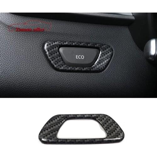 2015 16 17 18 2019 for Renault Kadjar ABS Carbon fiber Car ECO Adjustment Switch Cover Trim Accessories
