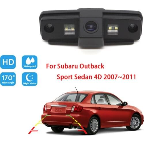 For Subaru Outback Sport Sedan 4D 2007 2008 2009 2010 2011 Night Vision Car Reverse Backup Rear View Camera HD high quality RCA