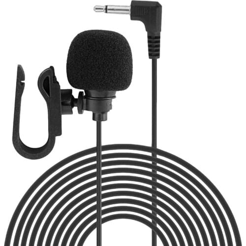 3.5mm Jack Plug Car Microphone Stereo Mini Microphone Stand Professionals Car Audio Microphone for PC Auto Car DVD Radio NEW